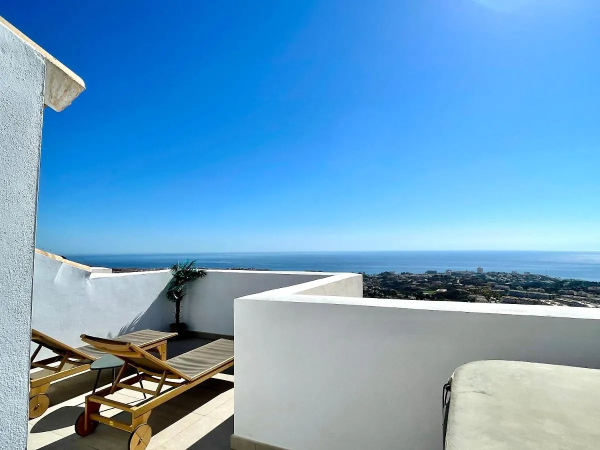 Bayview - Unique Top Modern Duplex Penthouse With Sea Views And A Private Hot Tub By Solrentspain Apartment Benalmadena Spain