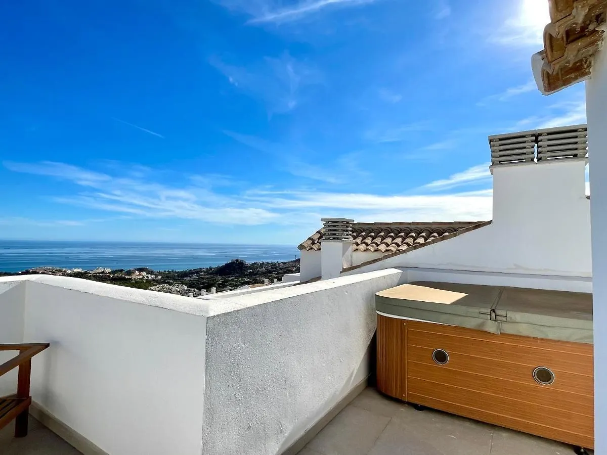 Bayview - Unique Top Modern Duplex Penthouse With Sea Views And A Private Hot Tub By Solrentspain Apartment Benalmadena
